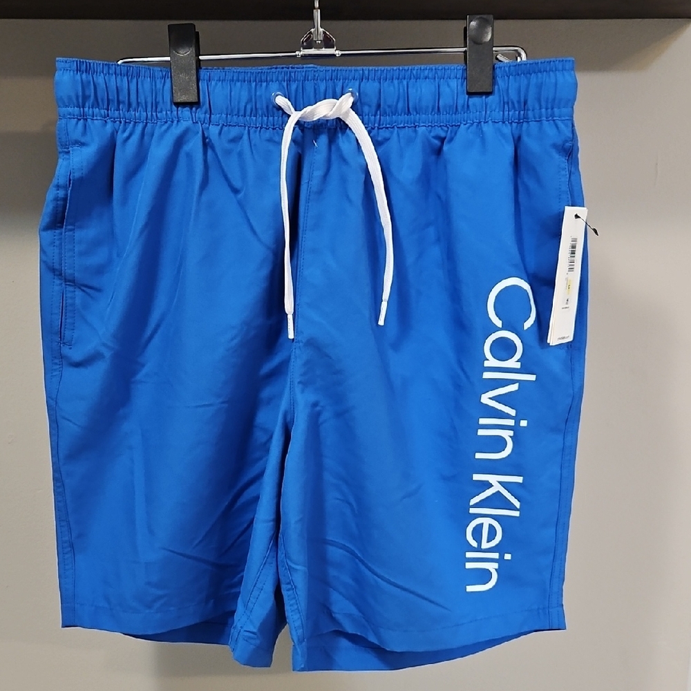 Calvin Klein Vibrant Blue Swim Trunks